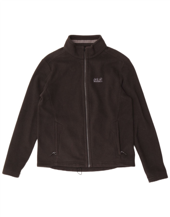 Jack Wolfskin Herre fleecejakke UK 36/38 Lille sort polyester