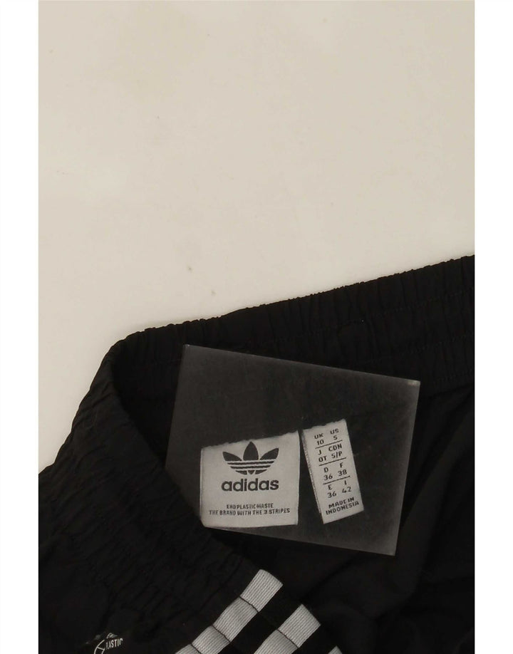 Adidas Dame træningsdragt Bukser Joggers UK 10 Small Black Polyamide