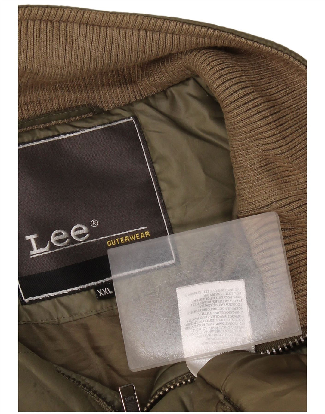 LEE Polstret Herrejakke UK 44 2XL Khaki Polyester