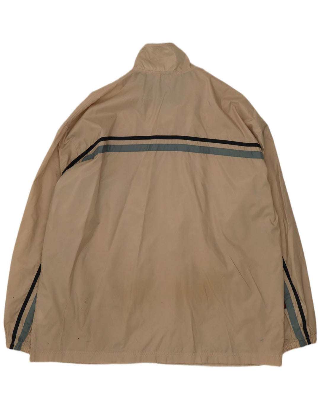 Nike træningsdragt topjakke til mænd 2XL beige stribet polyester