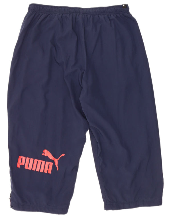 PUMA Herre grafiske Bermuda sportsshorts XL marineblå polyester