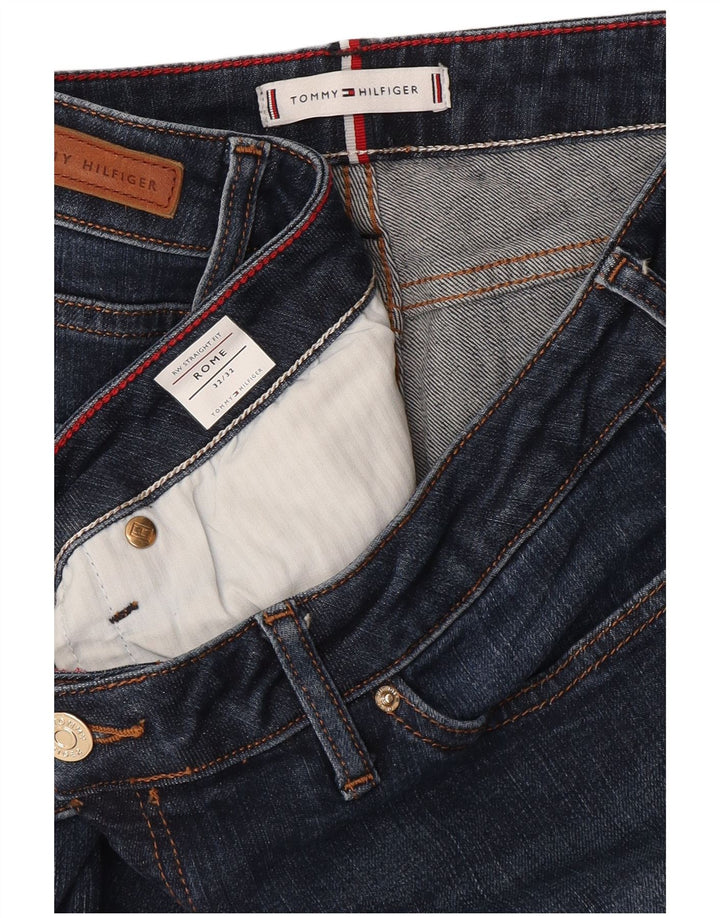 Tommy Hilfiger Dame Rom Straight Jeans W32 L32 Marineblå