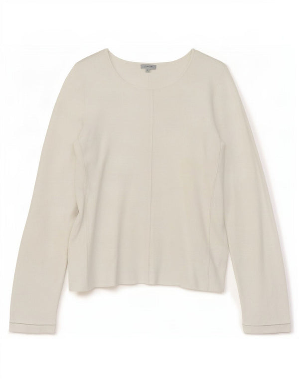 Jigsaw Dame Top Langærmet UK 10 Small White