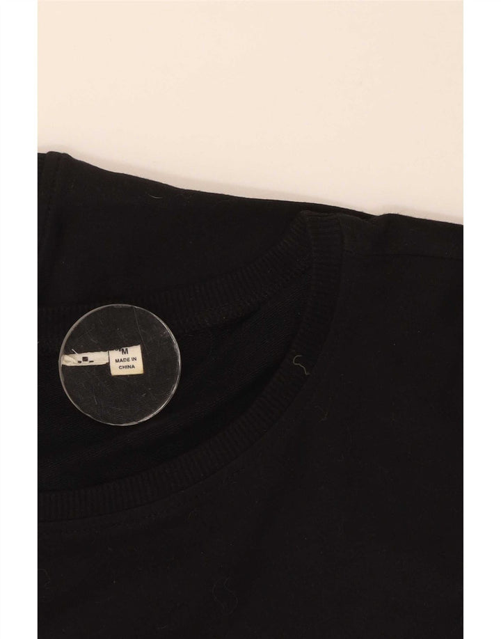 Vans Womens Graphic Crop Sweatshirt Jumper UK 14 Medium Black