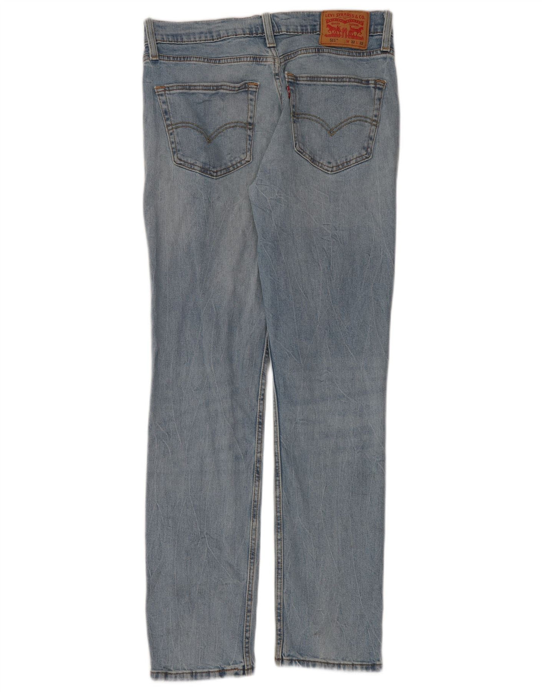 Levi's Herre 511 Slim Jeans W32 L32 Blå Bomuld