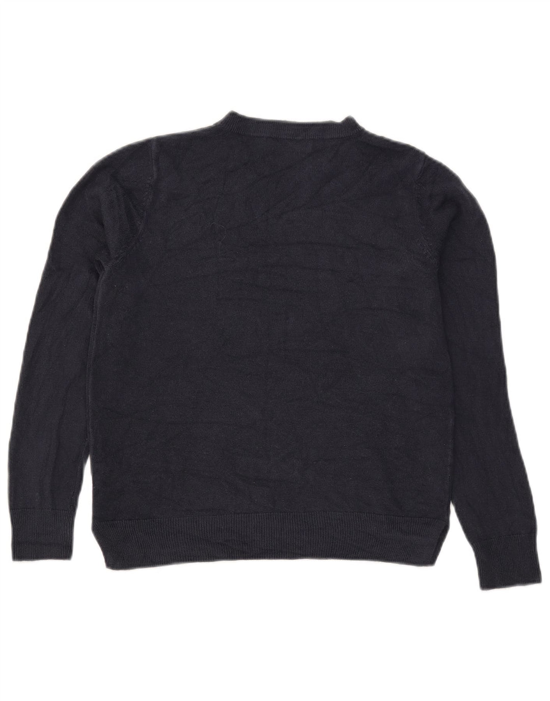 Marks & Spencer Dame sweater med rund hals DK 12 Medium Navy Blue