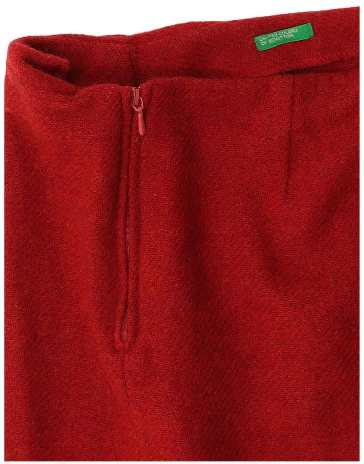 BENETTON Dame Mini-nederdel W26 Lille Bourgogne