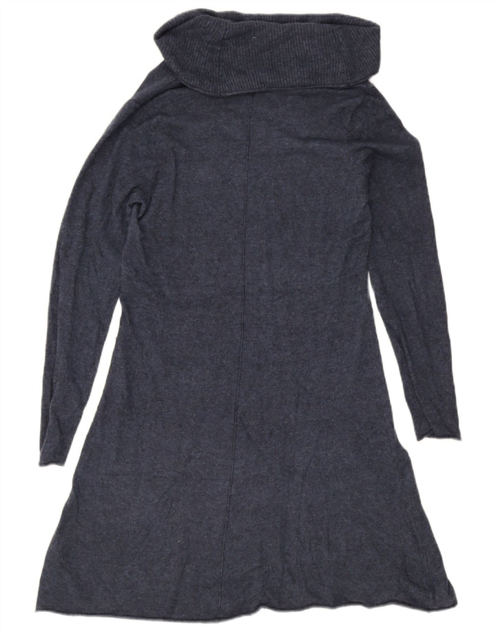White Stuff Dame Jumper Dress UK 14 Medium Navy Blue Viscose