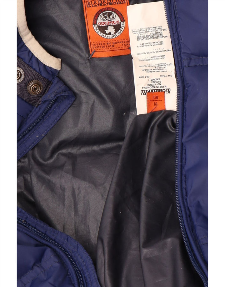 NAPAPIJRI hættejakke til drenge 13-14 år marineblå polyamid