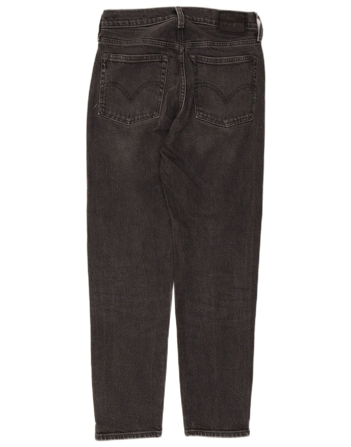 Levi's koniske jeans til kvinder W26 L26 sort bomuld