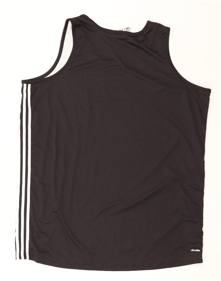 Adidas Herre Real Madrid Grafisk Vest Top 3XL Sort Polyester