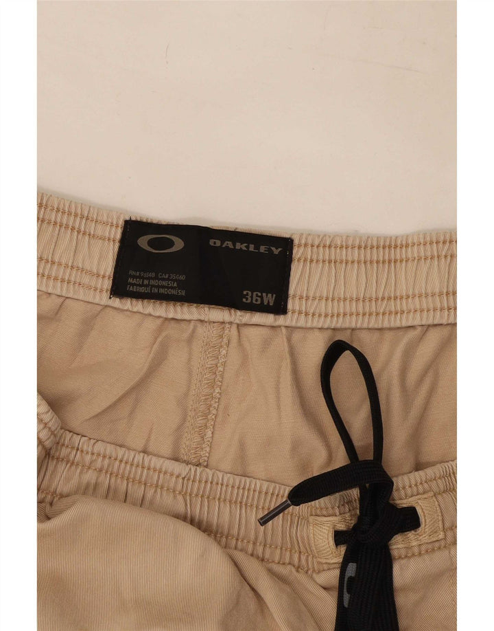 Oakley Herre Shorts Large W36 Beige Bomuld