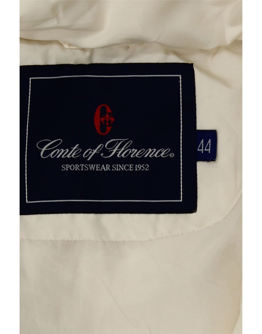 Conte of Florence Polstret hættefrakke til kvinder IT 44 Medium Off White