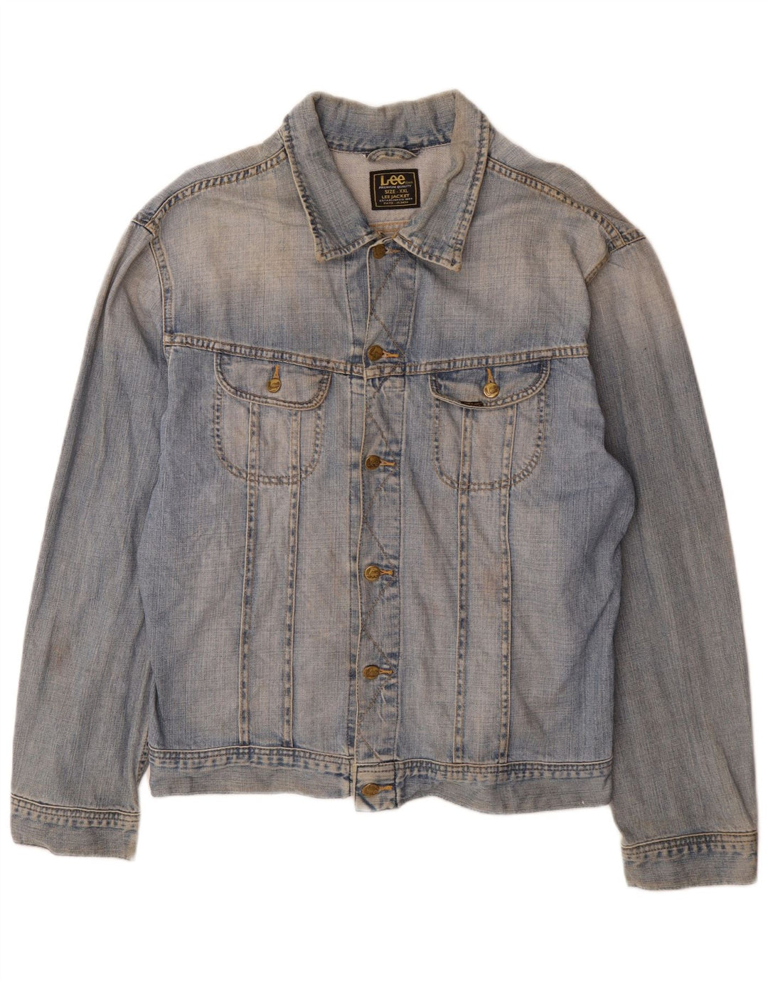 Lee Herre denimjakke UK 44 2XL Blå Bomuld