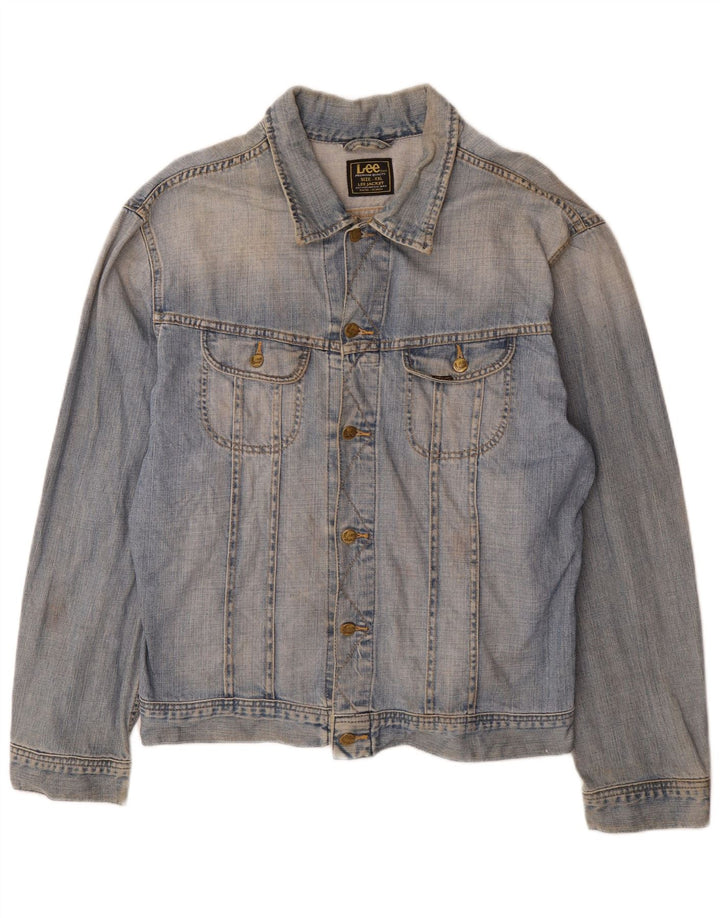 Lee Herre denimjakke UK 44 2XL Blå Bomuld