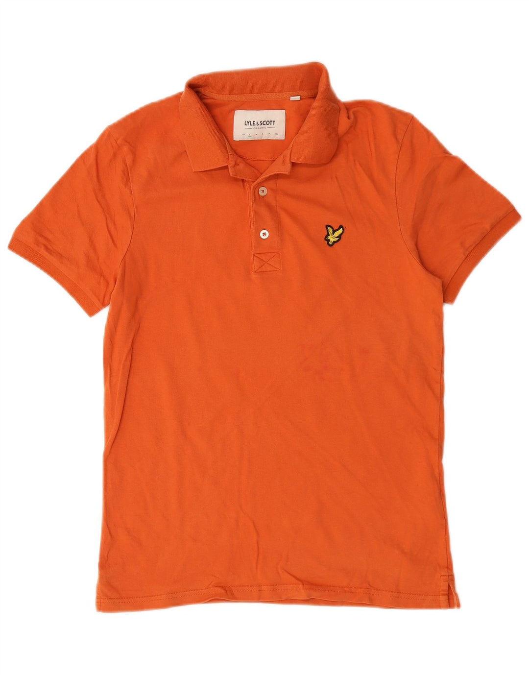 Lyle & Scott herre poloskjorte lille orange bomuld