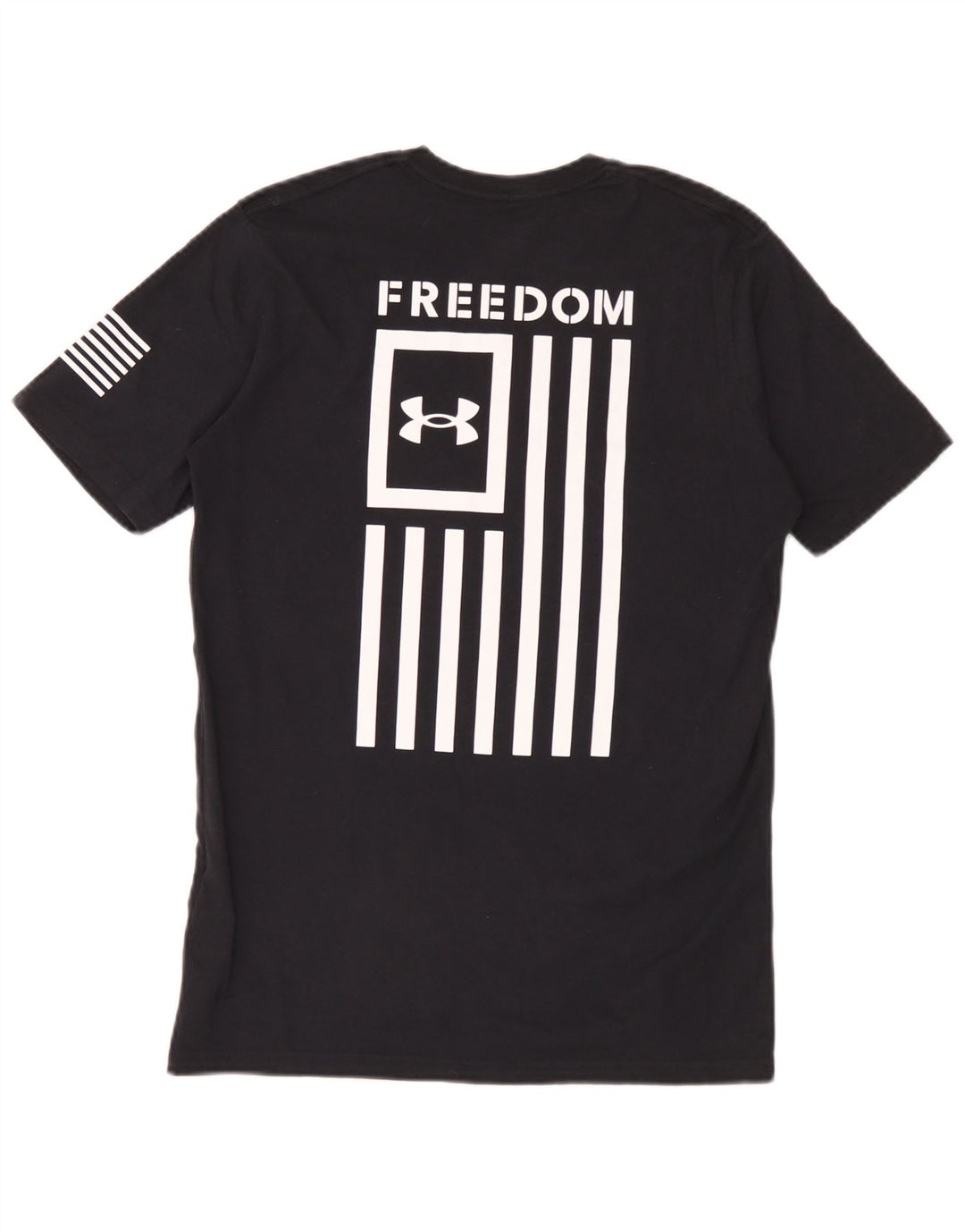 Under Armour Herre grafisk T-shirt Top Lille sort bomuld