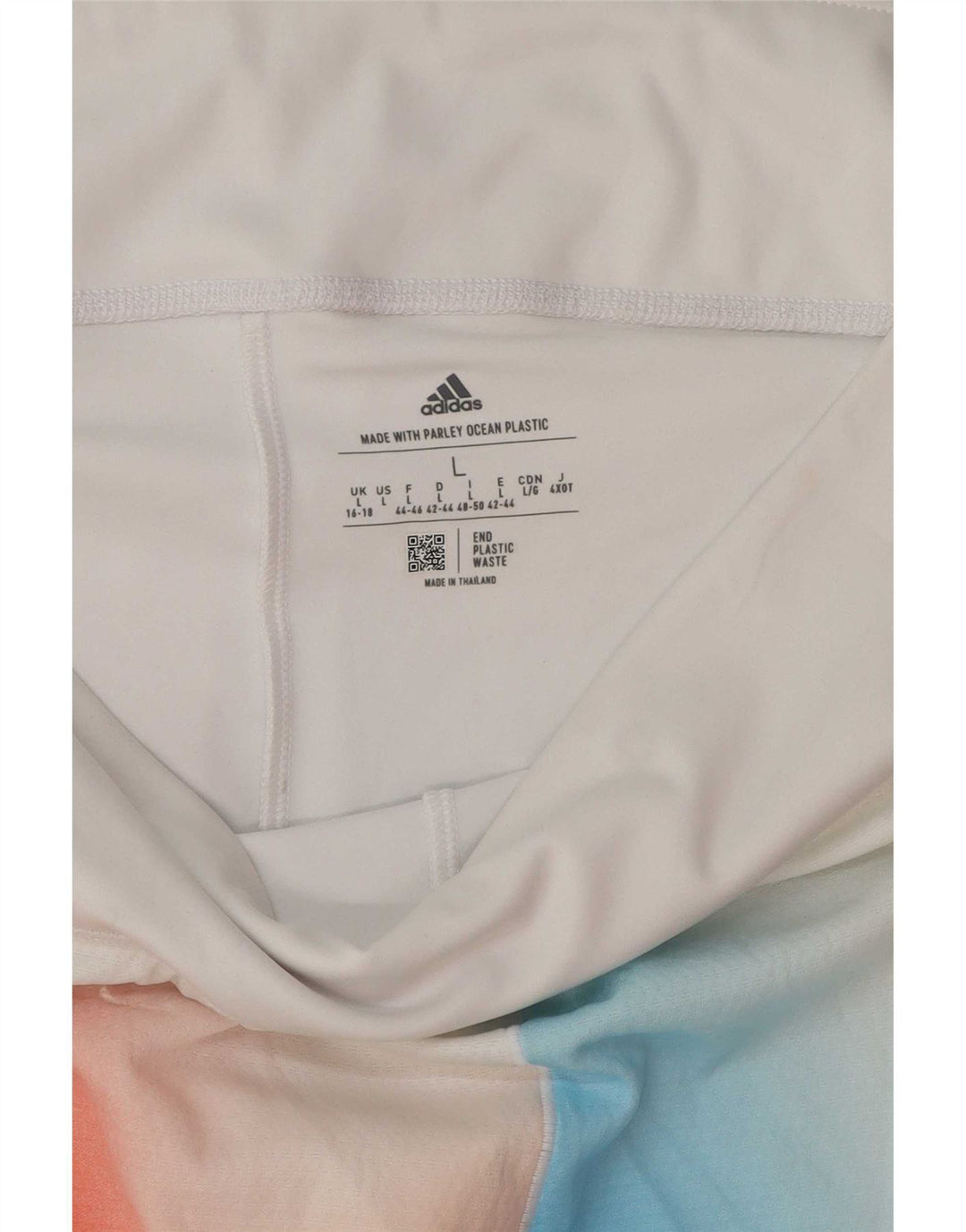 Adidas Womens Aeroready Skort UK 16/18 Large White Colourblock Polyester