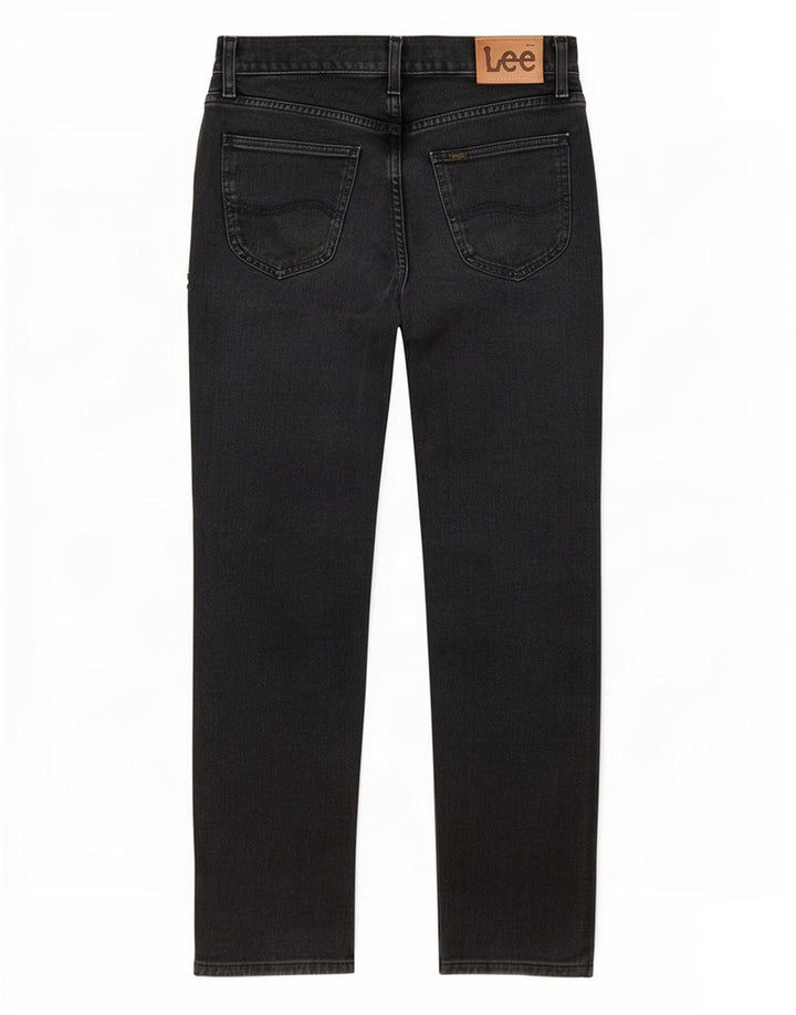 Lee Lige Jeans til kvinder W29 L34 Sort Bomuld