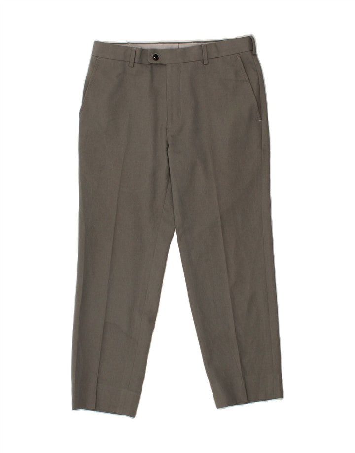 PETER MILLAR Mens Slim Suit Trousers W32 L26  Grey Vintage Peter Millar and Second-Hand Peter Millar from Messina Hembry 