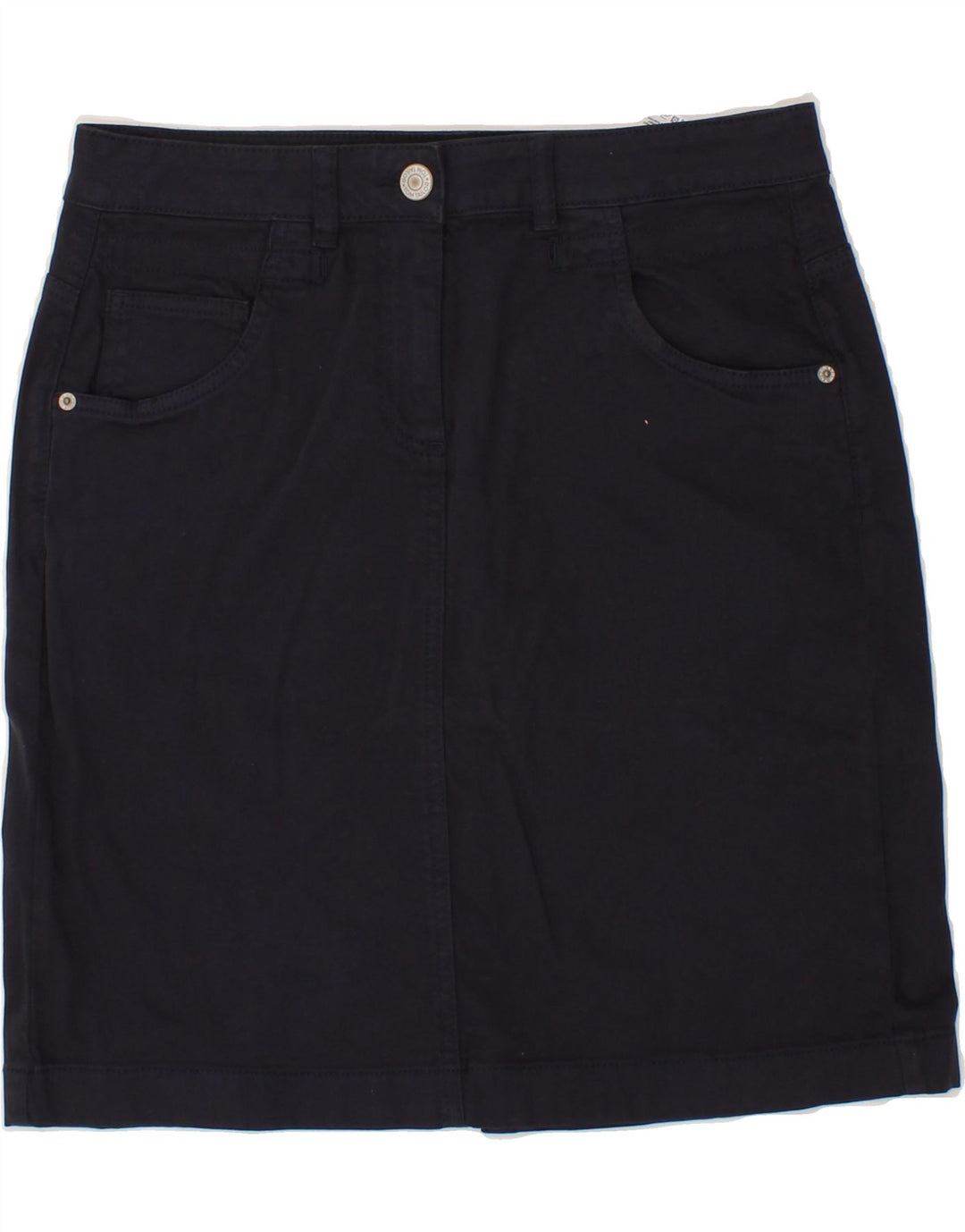 TOM TAILOR Womens Straight Skirt EU 36 Small W30  Navy Blue Vintage Tom Tailor and Second-Hand Tom Tailor from Messina Hembry 