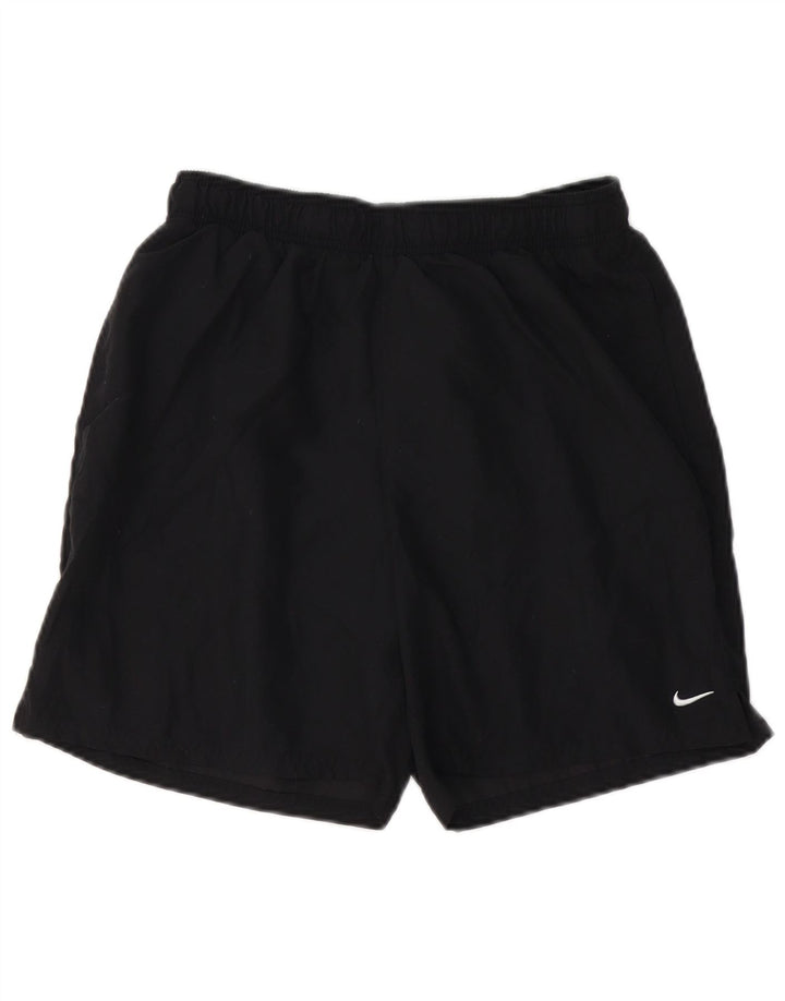 NIKE sportsshorts til kvinder UK 12 Medium sort polyester