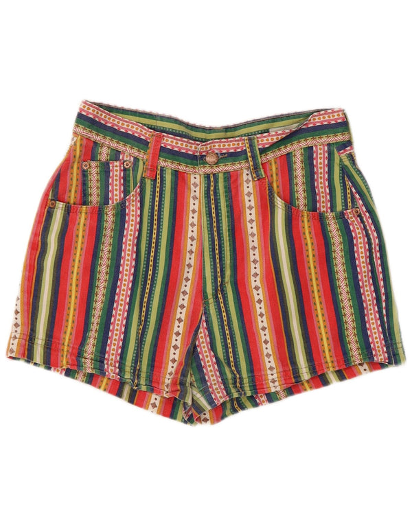 Mash Dame Højtalje Casual Shorts IT 46 Large W28 Flerfarvet Stribet