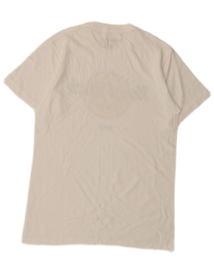 Hard Rock Cafe Herre Flot Grafisk T-Shirt Top Lille Hvid Bomuld