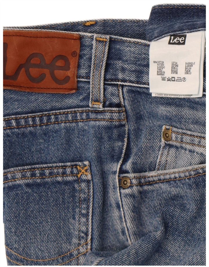 Lee Mens Brooklyn Straight Jeans W34 L32 Blå Bomuld
