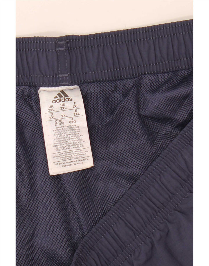 Adidas Herre Sportshorts 2XL Navy Blue Nylon