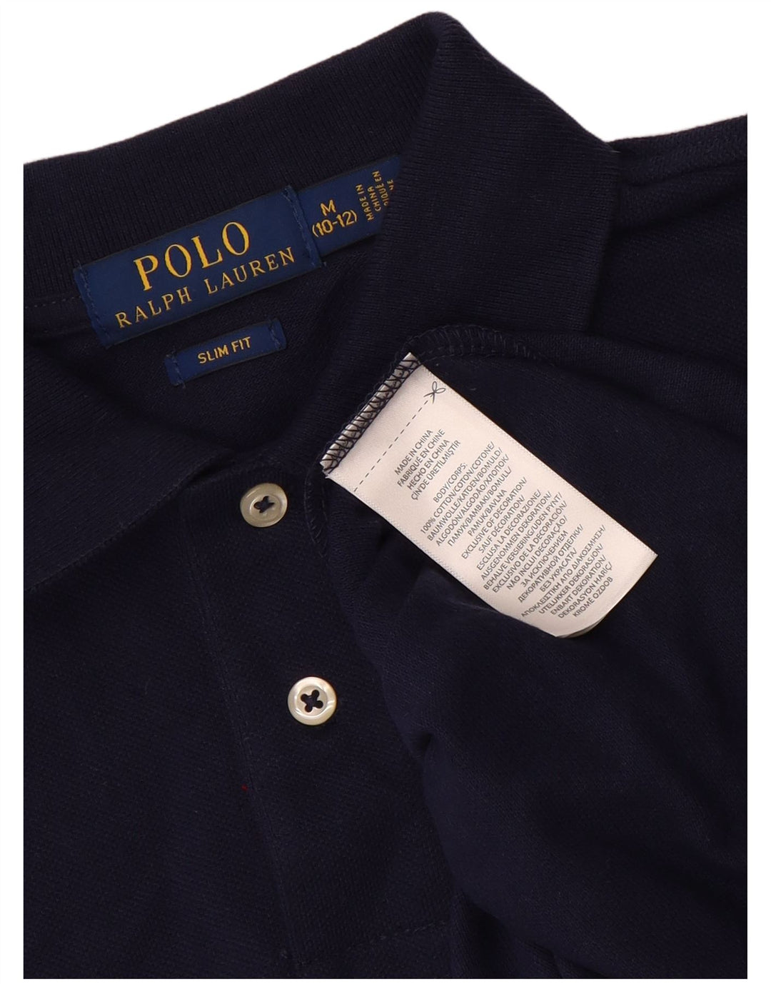 POLO RALPH LAUREN Drenge Slim Fit poloskjorte 10-11 år Medium Navyblå