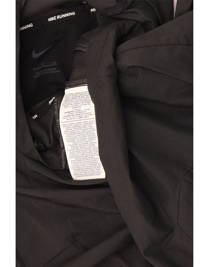 Nike Træningsdragt med hætte til mænd, lille, sort polyester