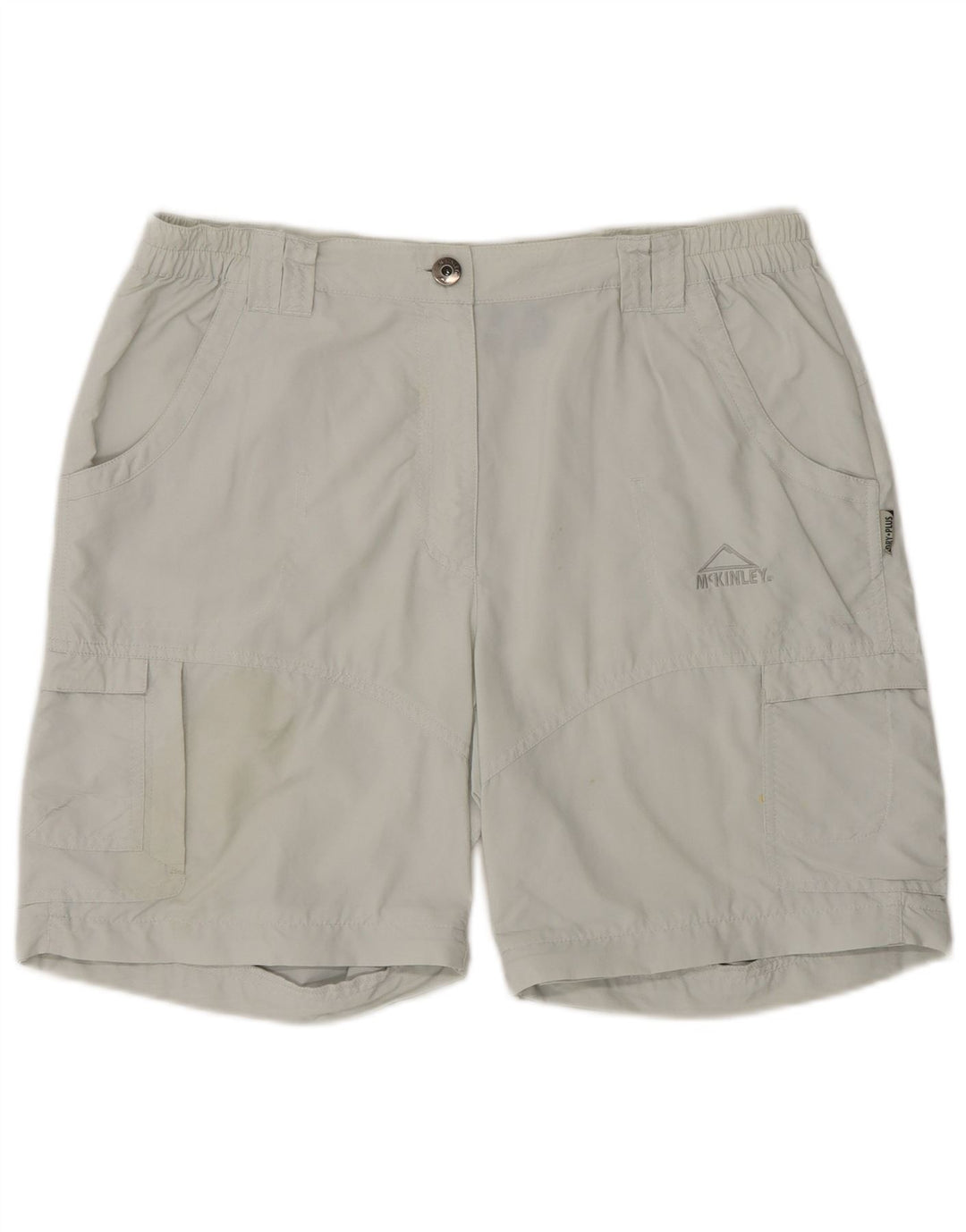 MC KINLEY Dame Cargo Shorts UK 16 Large W34 Grå Polyamid