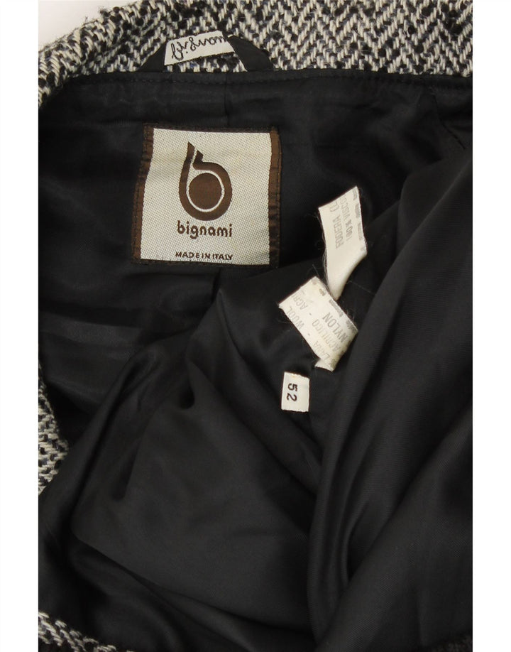 Bignami Herre Bomber Jacket UK 42 XL Grå Sildebensuld