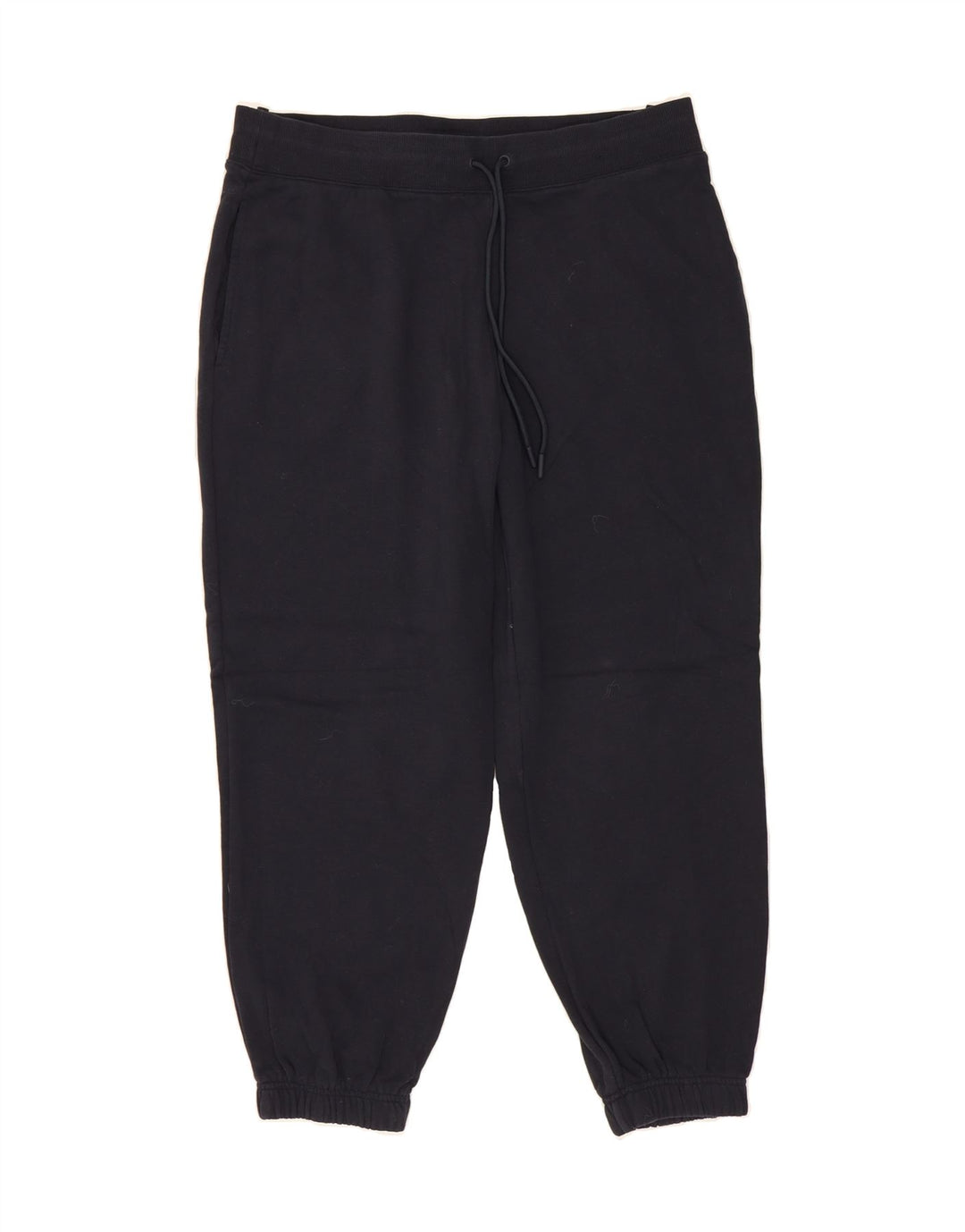 MARKS & SPENCER Womens Tracksuit Trousers Joggers UK 16 Large  Navy Blue Vintage Marks & Spencer and Second-Hand Marks & Spencer from Messina Hembry 