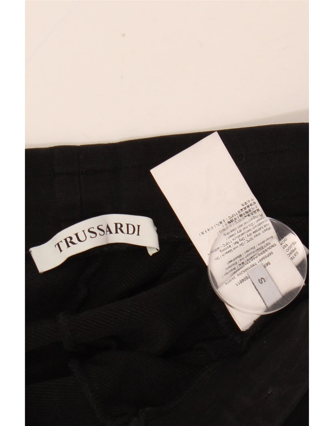 TRUSSARDI Træningsdragt til mænd Joggers Lille sort bomuld