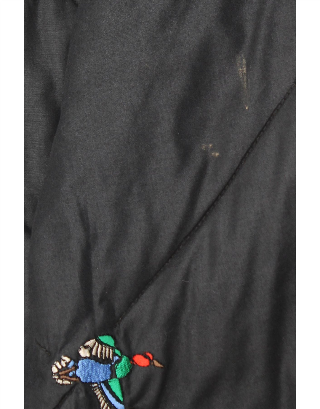 VINTAGE Dame Loose Fit Windbreaker Coat UK 20 2XL Sort Animal Print