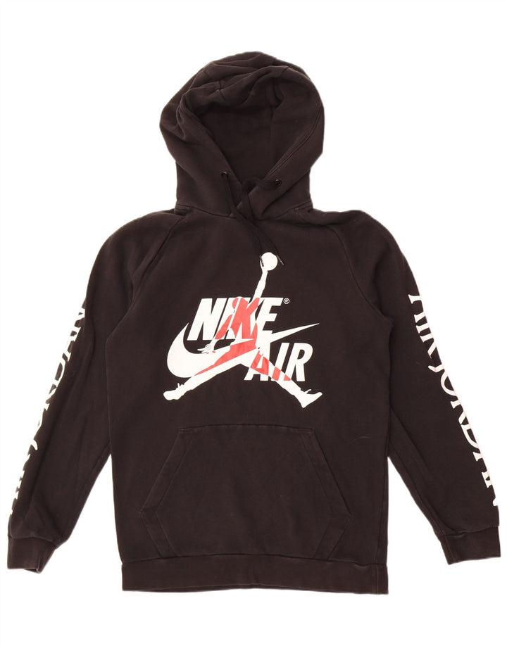 Nike grafisk hættetrøje til mænd, lille sort bomuld