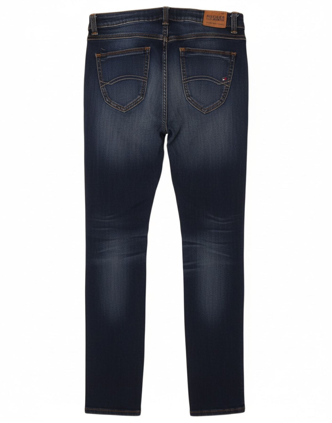 TOMMY HILFIGER Drenge Skinny Jeans 13-14 år W26 L29 Blå Bomuld
