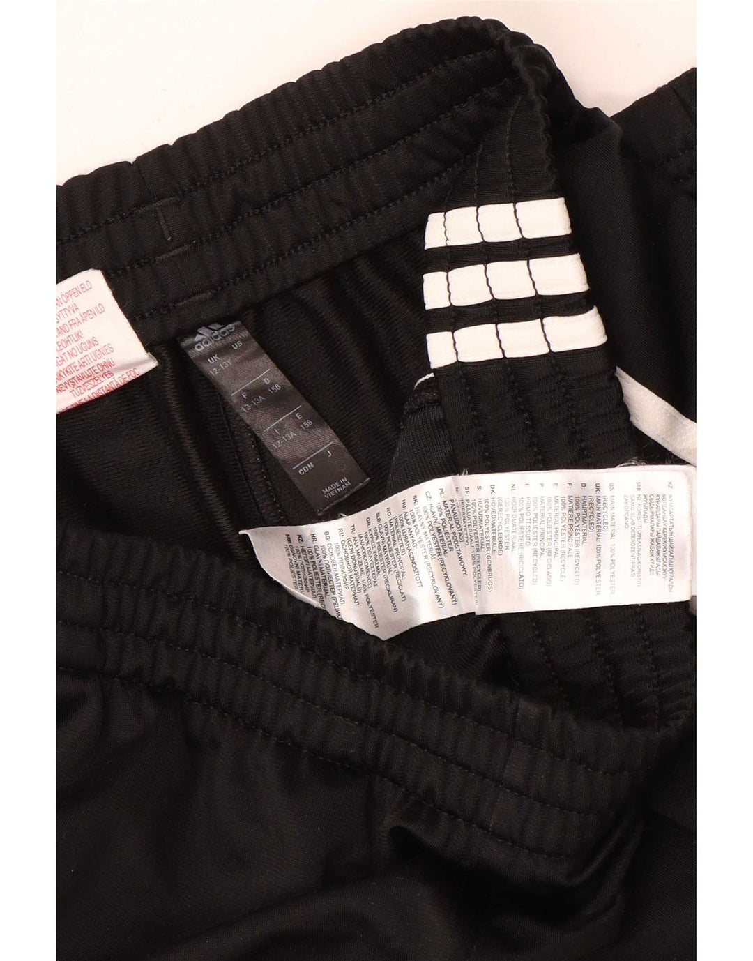 ADIDAS Træningsdragt til drenge Bukser Joggers 12-13 år Sort polyester