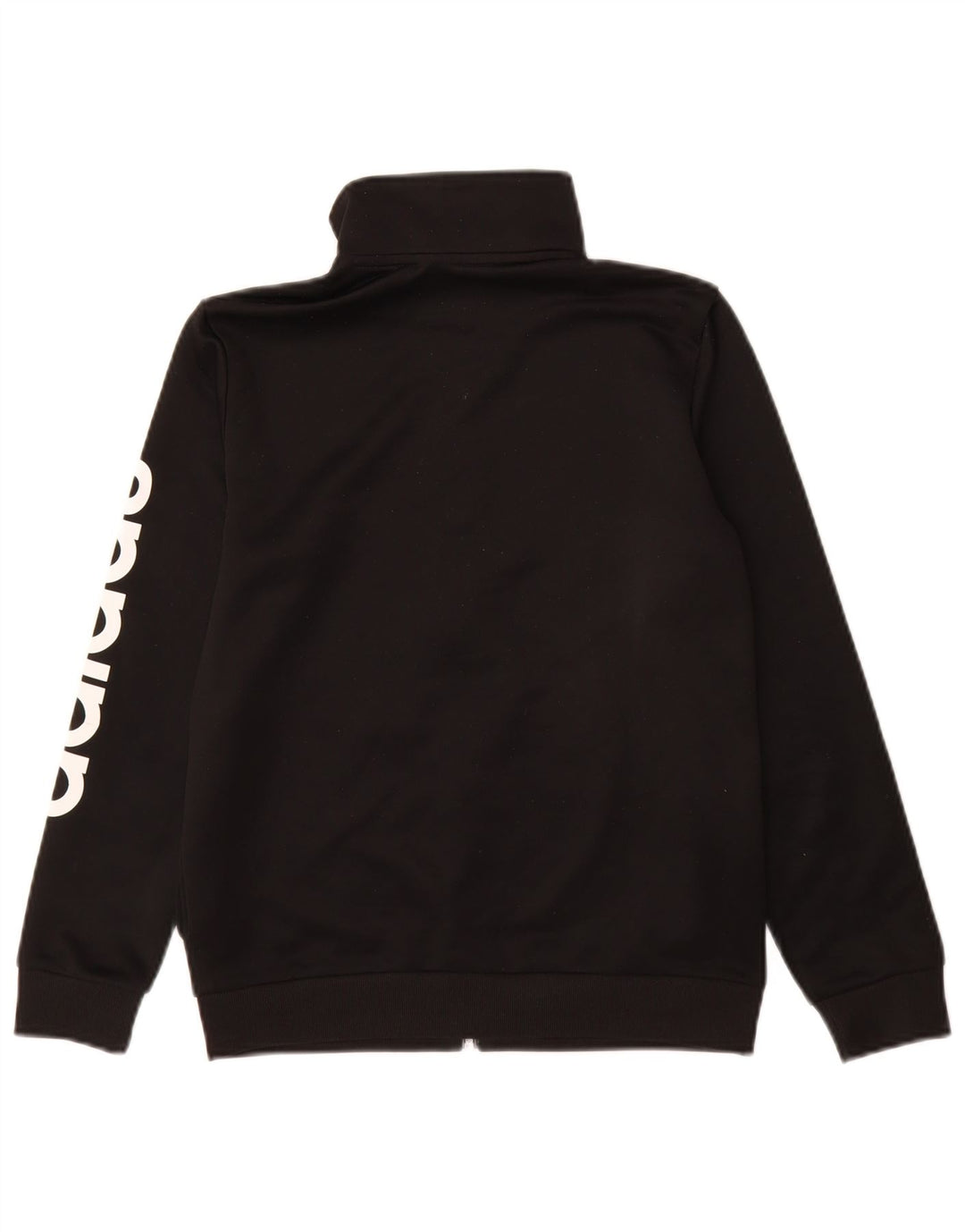 Adidas piger grafisk træningsdragt topjakke 11-12 år sort polyester