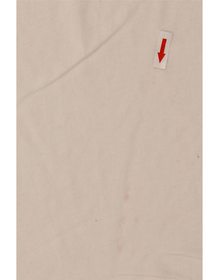 Replay Herre Grafisk T-Shirt Top Medium White