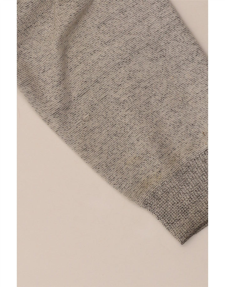 Superdry Sweatshirt med lynlås til mænd 2XL Grå Flecked Bomuld