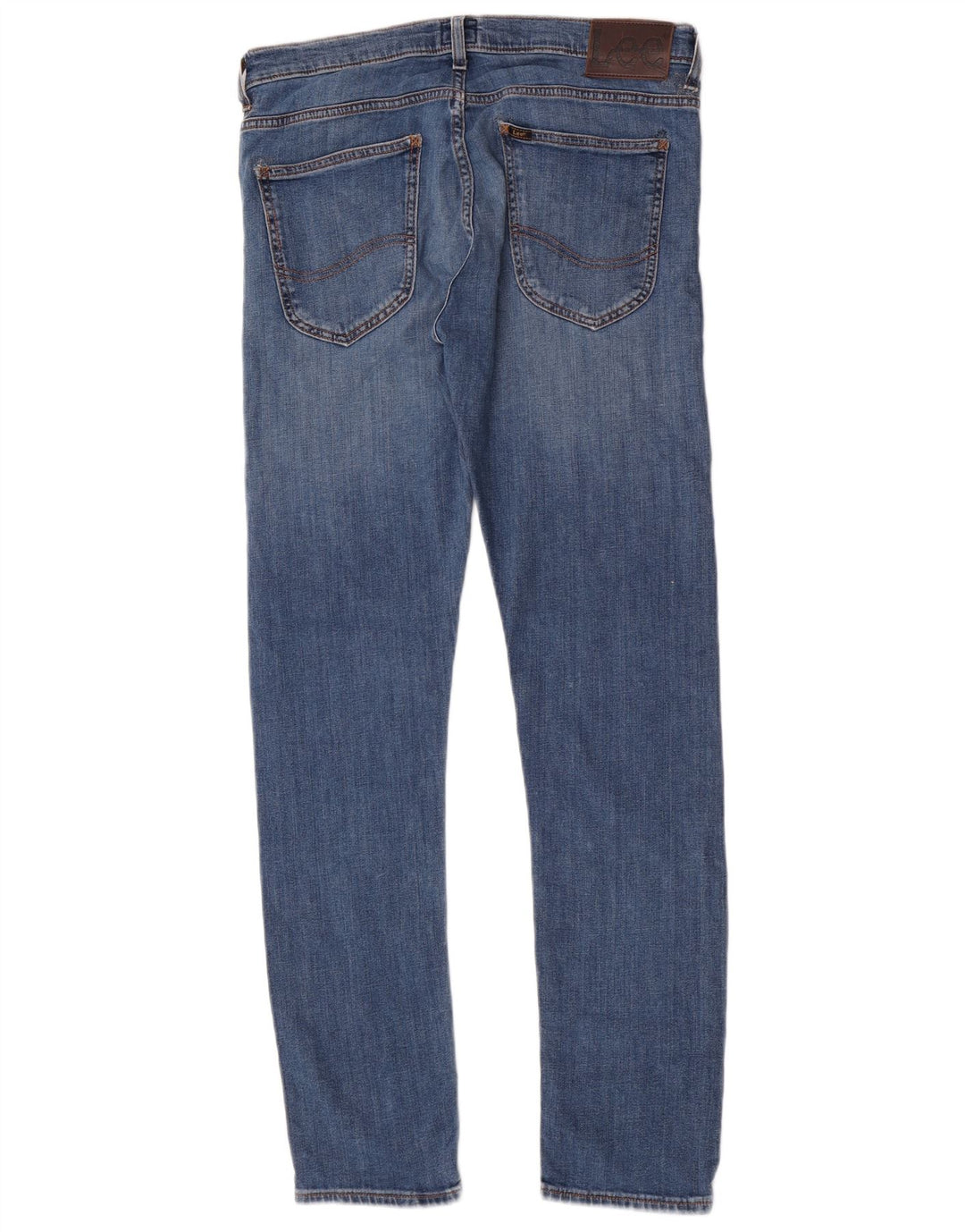 Lee Herre Luke Slim Jeans W32 L34 Blå Bomuld