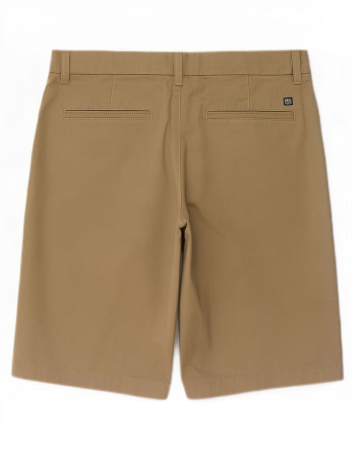 Marks & Spencer Herre Chino Shorts Large W34 Beige Polyester