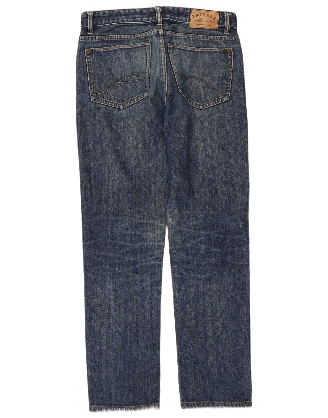 FAT FACE Dame Slim Jeans W30 L29 Blå Bomuld