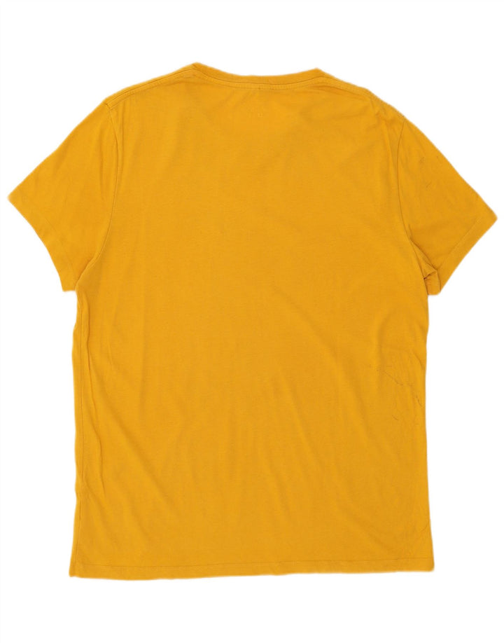 Jack Wills Herre T-Shirt Top Stor Gul Bomuld