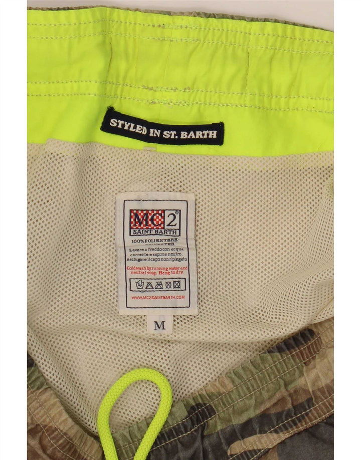 MC2 SAINT BARTH Badeshorts til mænd Medium Khaki Polyester