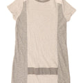 FRENCH CONNECTION Womens T-Shirt Dress UK 12 Medium Grey Colourblock