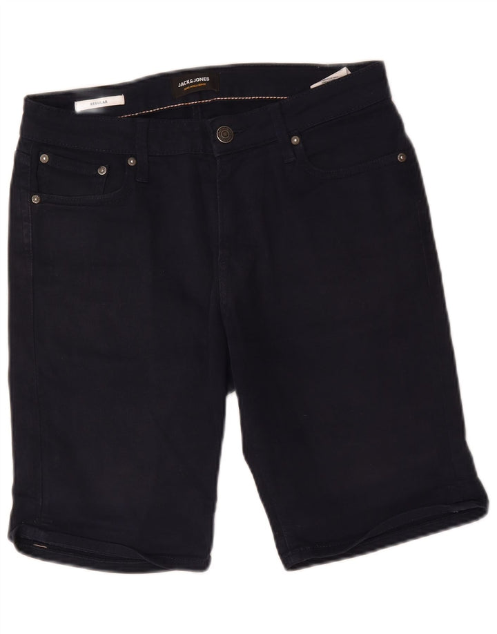 Jack & Jones Herre almindelige denimshorts Små W29 marineblå bomuld